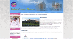 Desktop Screenshot of lowermourneparish.com